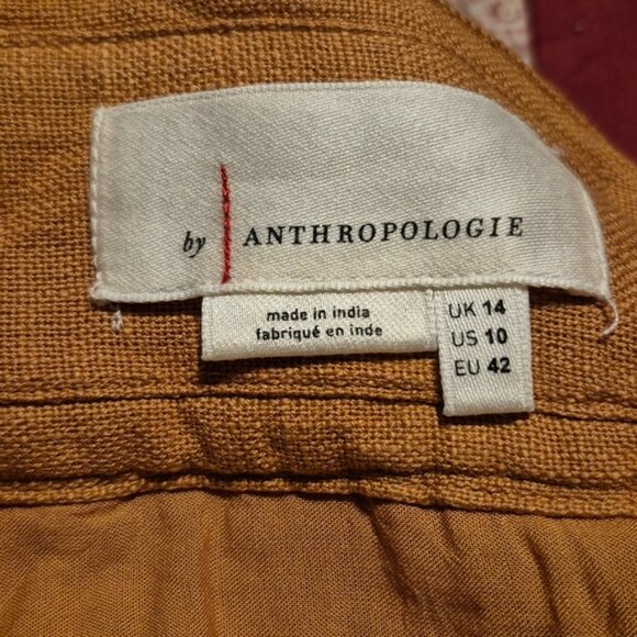 Anthropologie Meghan Embroidered miniskirt Sz.10 - Picture 4 of 5